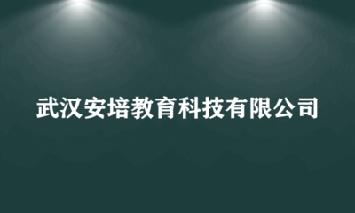 武漢安培教育科技 用科技賦能教育，創新引領未來